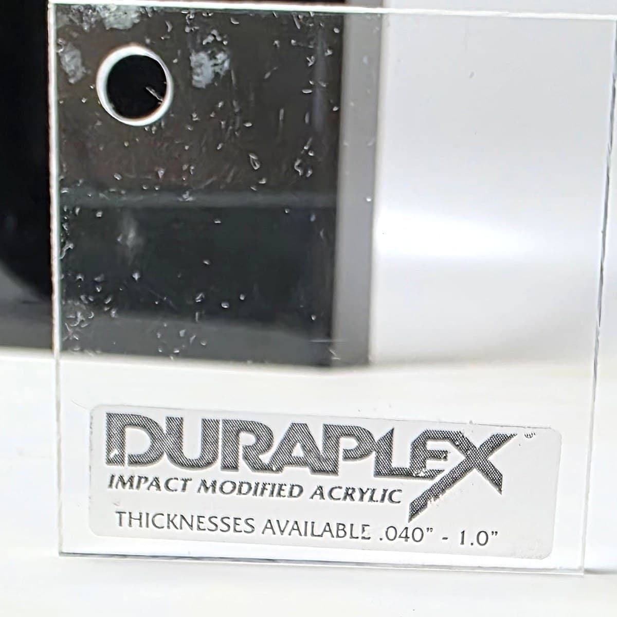 Clear Acrylic Duraplex