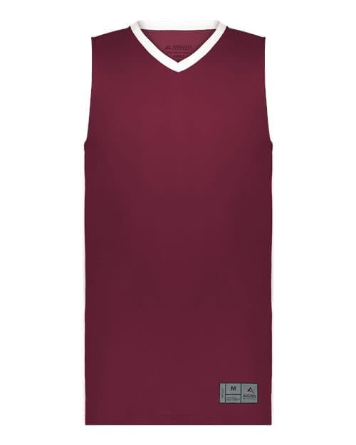 Maroon/ White
