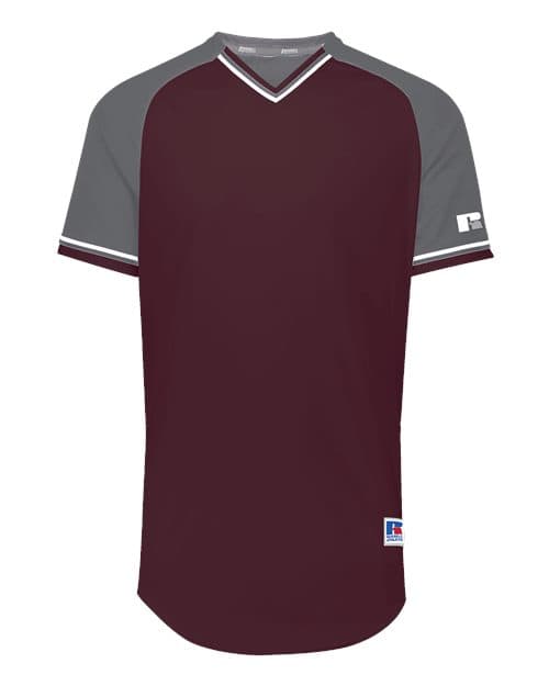 Maroon/ Steel/ White