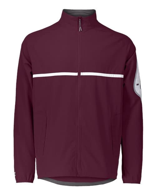 Maroon/ White