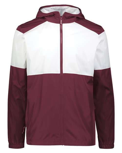 Maroon/ White