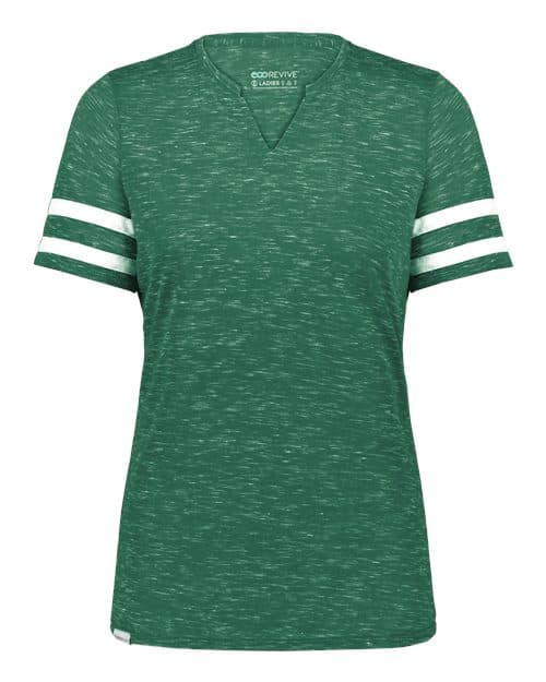 Dark Green Heather/ White