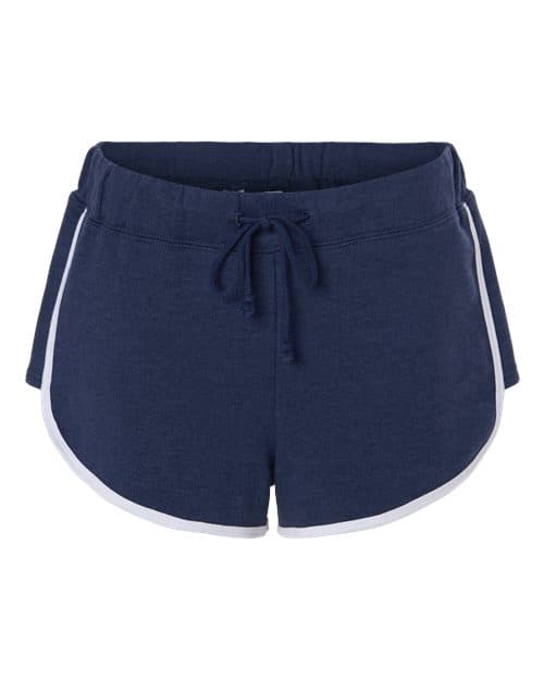 Navy Heather/ White