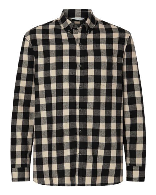 Black/ Ecru Buffalo Plaid