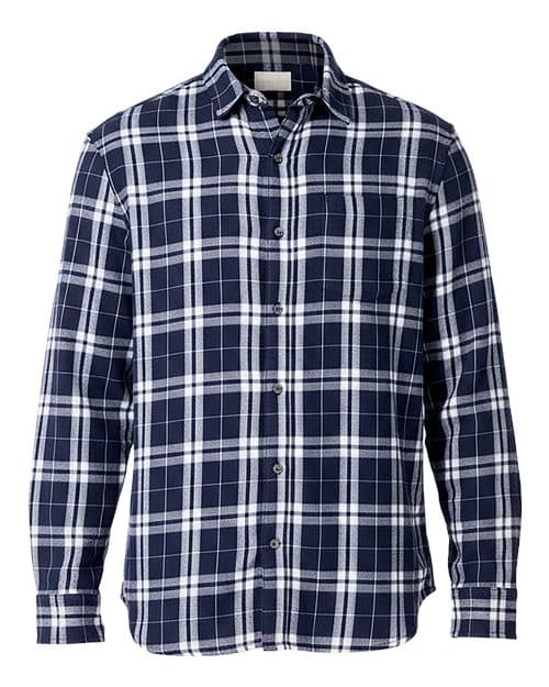 Navy/ Silver Plaid