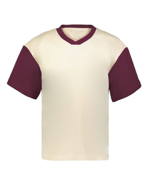 Alabaster/ Maroon