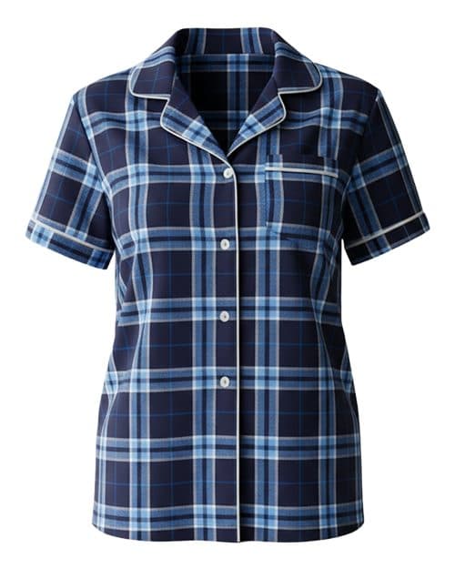 Navy/ Columbia Plaid