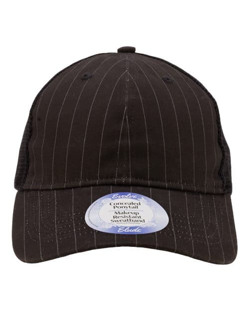 Black Pinstripe/ Black