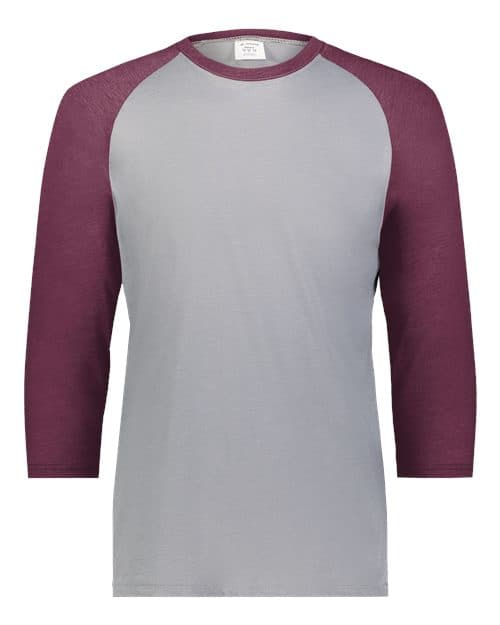 Grey Heather/ Maroon Heather