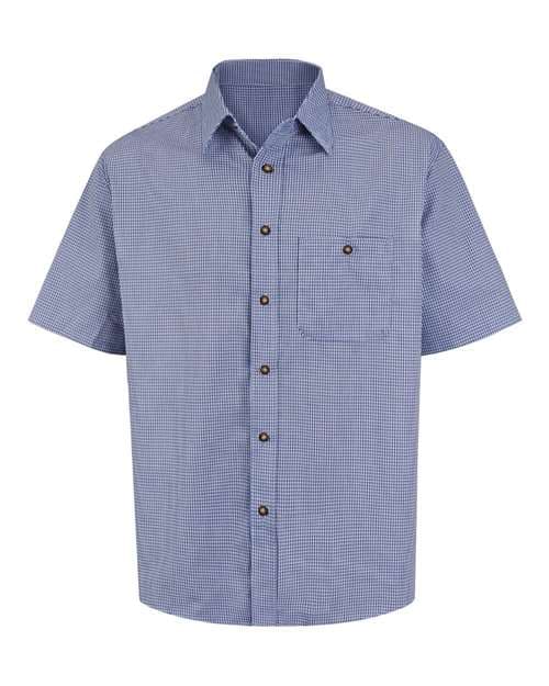 White/ Blue Plaid