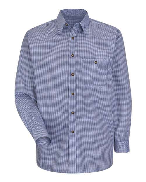 White/ Blue Plaid - 345