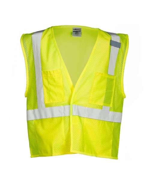 Unisex 4 Pocket Hook-and-Loop Mesh Vest