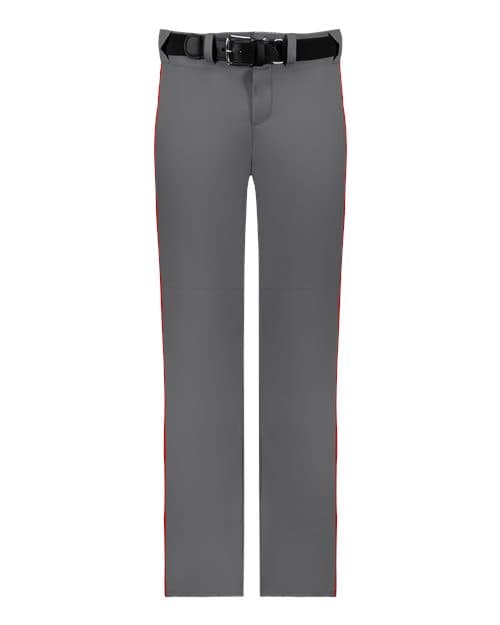 Charcoal/ Red