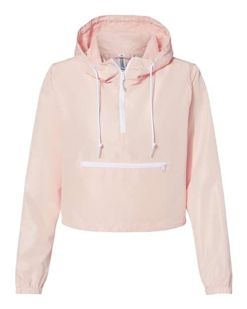 Blush/ White Zipper