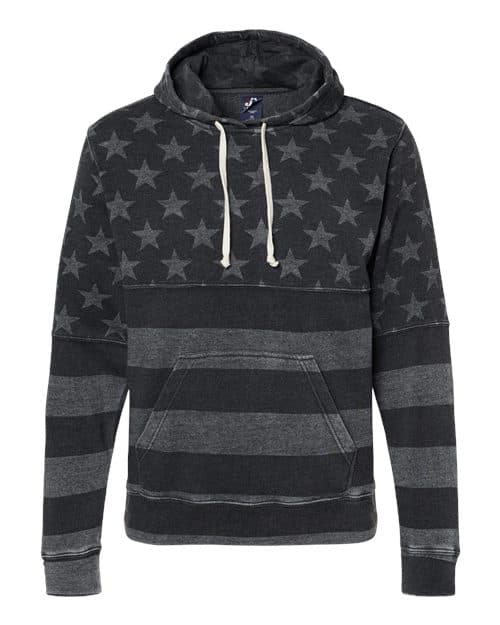 Black Stars & Stripes Triblend