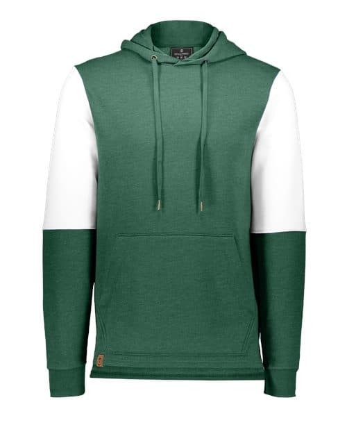 Dark Green Heather/ White
