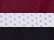Maroon/ White/ Black