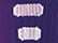 Purple/ White
