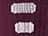 Maroon/ White