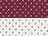 Maroon/ White