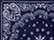 Navy Paisley
