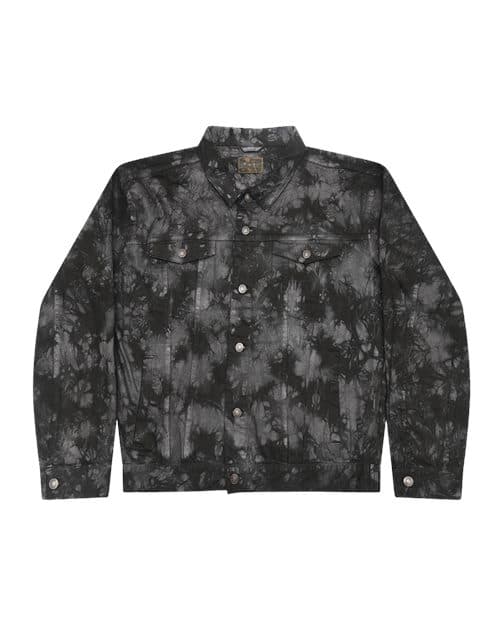 Unisex Tie-Dyed Denim Jacket