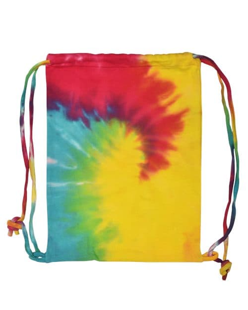 Tie-Dyed Drawstring Bag