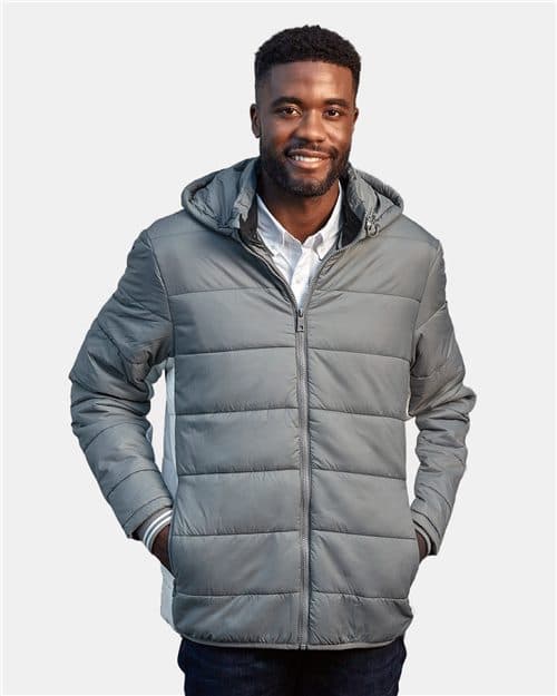 Men's Nautical Mile Hooded Puffer Jacket