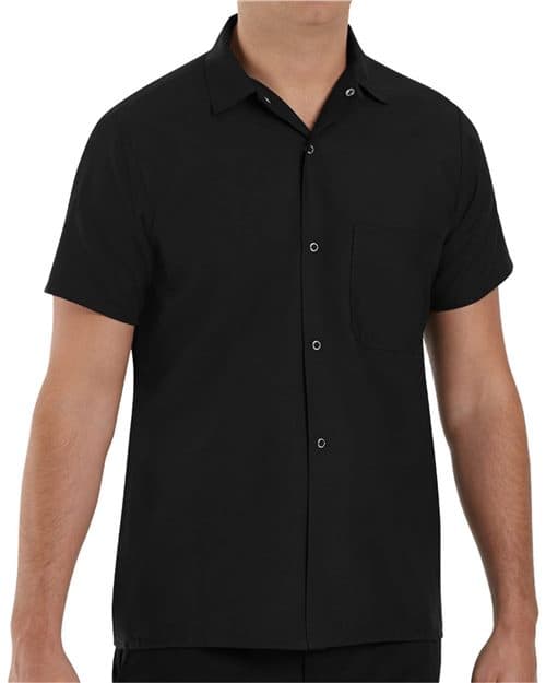 Poplin Cook Shirt with Gripper Closures