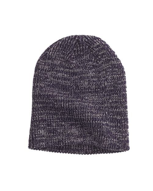 Ribbed Marled Beanie
