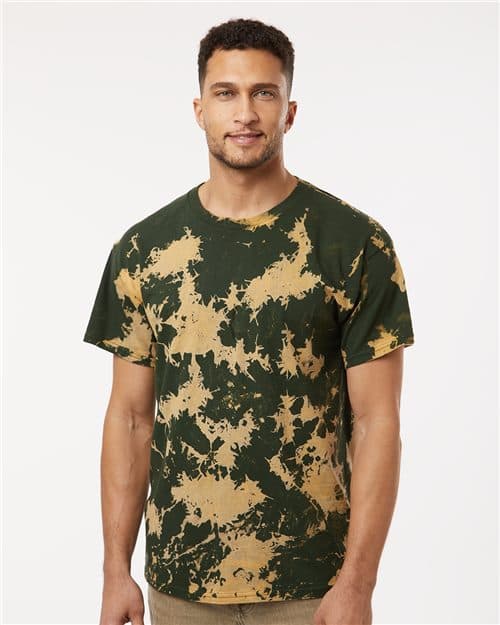 Unisex Bleach Out Dyed T-Shirt
