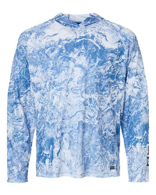 Men's Pursuit Mossy Oak Printed Hooded Long Sleeve T-Shirt