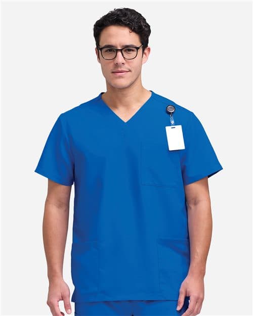 Men's V-Neck 3 Pocket Scrub Top
