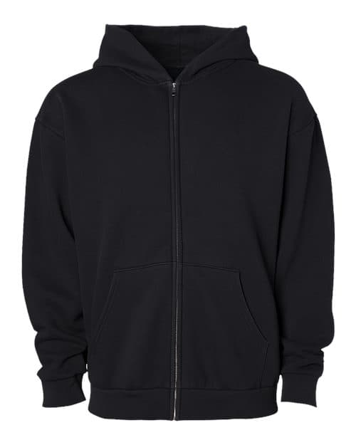 Unisex Avenue Midweight Full-Zip Hooded Sweatshirt