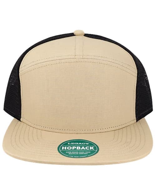 Hopback Seven-Panel Trucker Cap