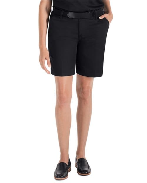Women's Plain Front 8" Shorts