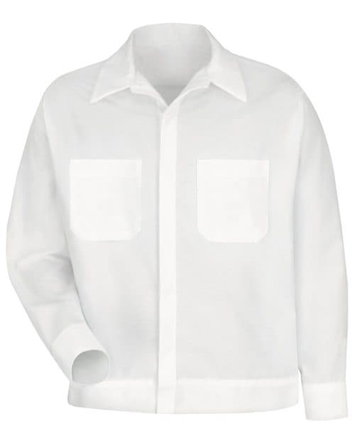 Men's Button-Front Shirt Jacket