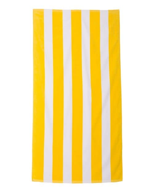 Cabana Stripe Velour Beach Towel