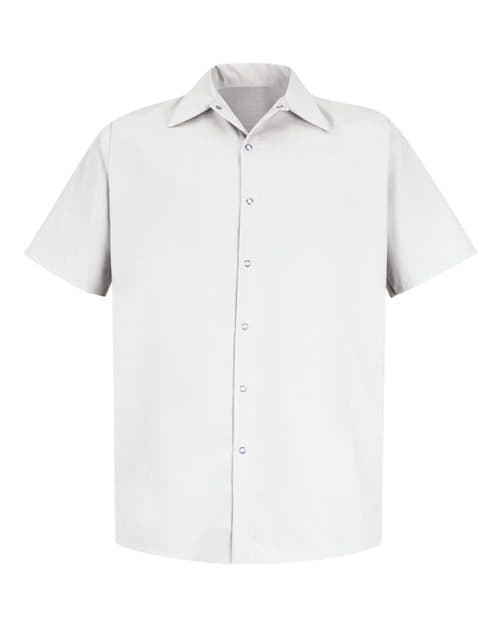Men's Specialized Short Sleeve Pocketless Work Shirt