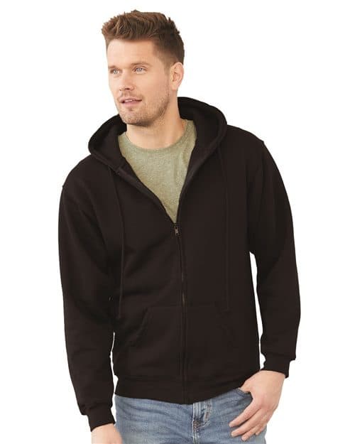 Unisex USA-Made Full-Zip Hooded Sweatshirt