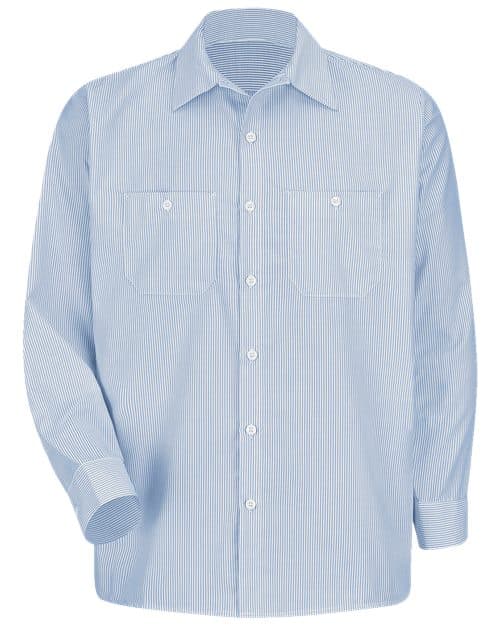 Men's Tall Industrial Stripe Work Shirt