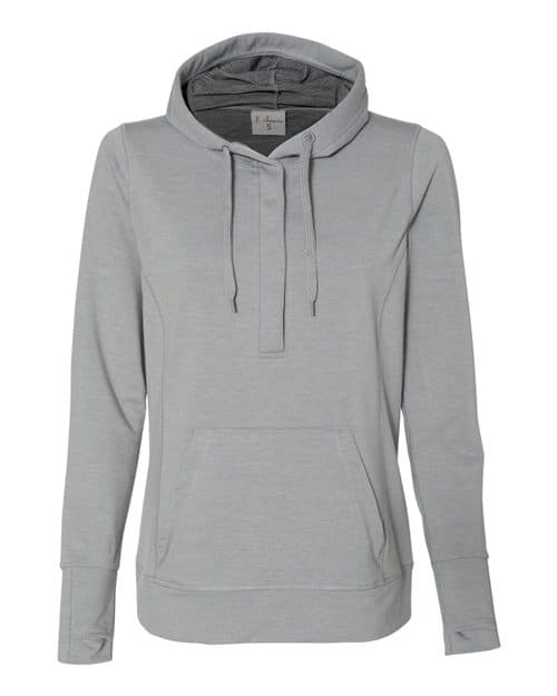 Women’s Omega Stretch Snap-Placket Hooded Sweatshirt