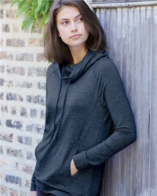 Women’s HeatLast™ Fleece Faux Cashmere Funnel Neck Sweatshirt