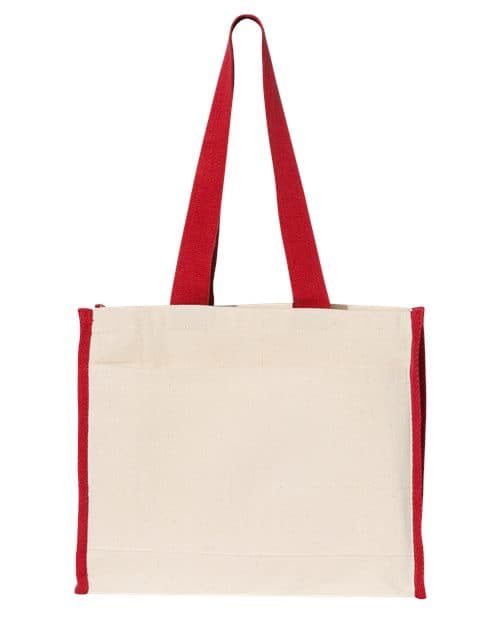 14L Tote with Contrast-Color Handles