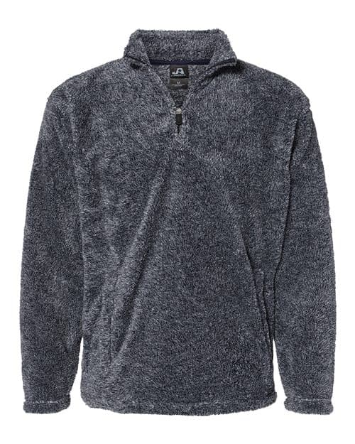 Unisex Boundary Shag Frosty Sherpa Quarter-Zip Pullover