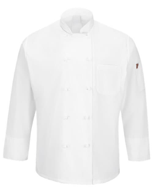Mimix™ Ten Knot Button Chef Coat with OilBlok