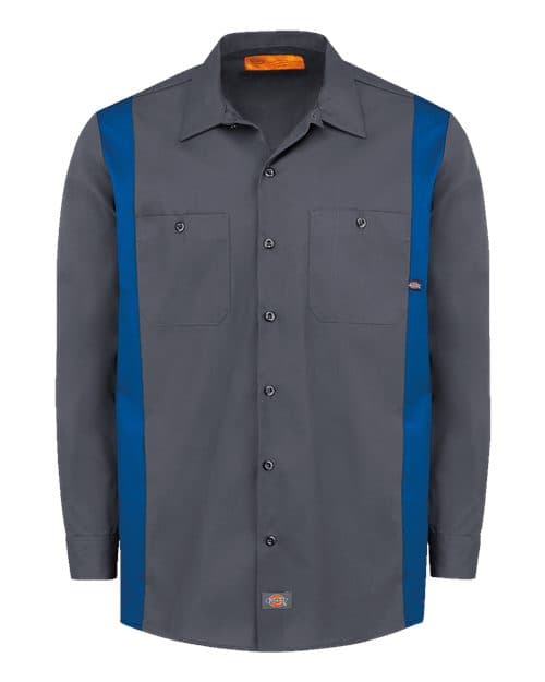 Men's Tall Industrial Colorblocked Long Sleeve Shirt