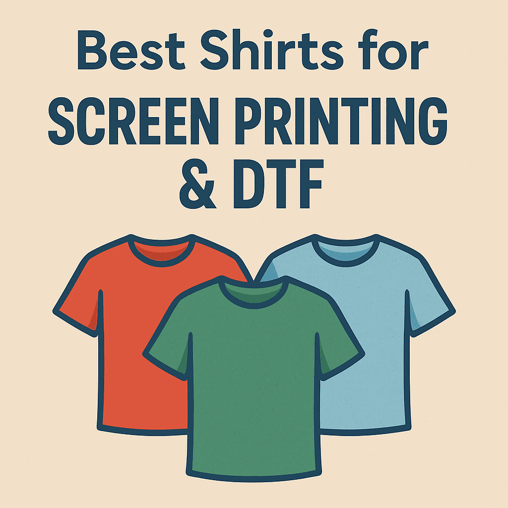 best shirts for screen printing and dtf