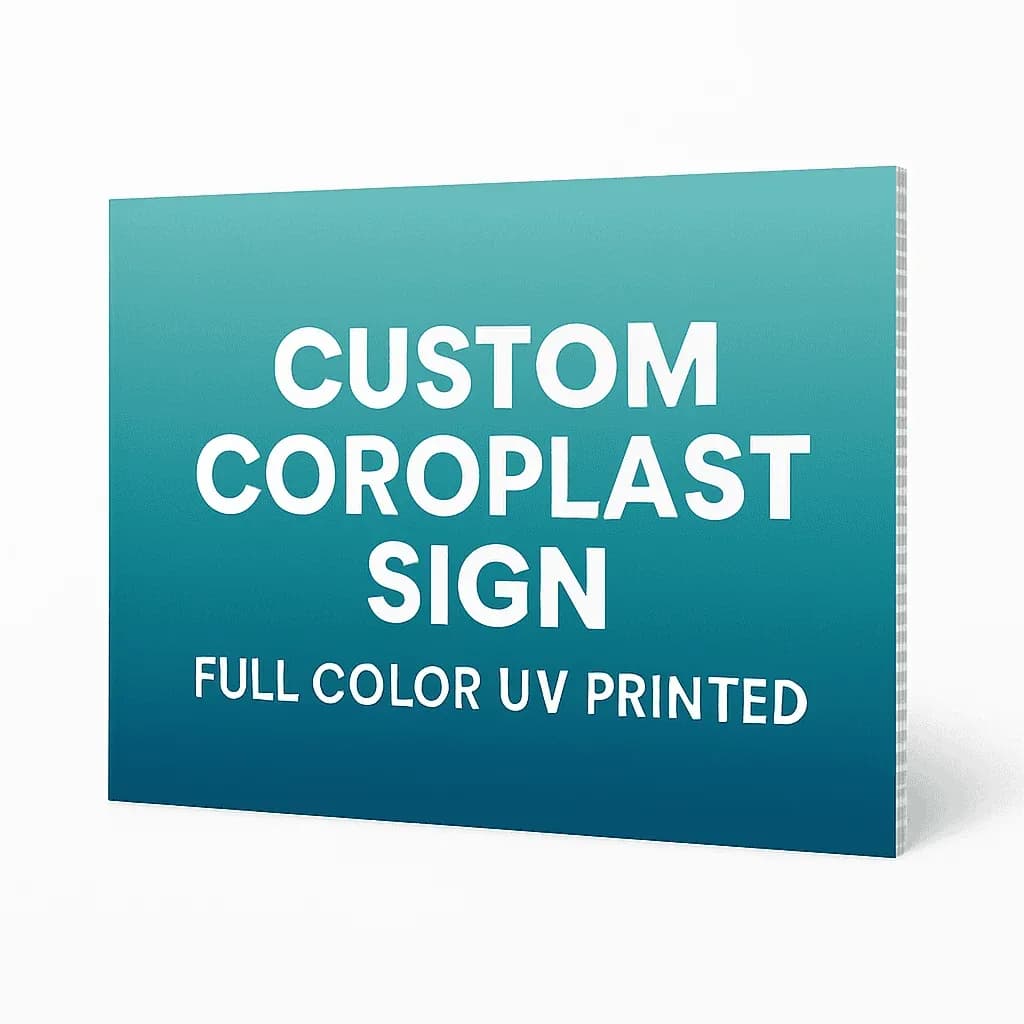 coroplast sign