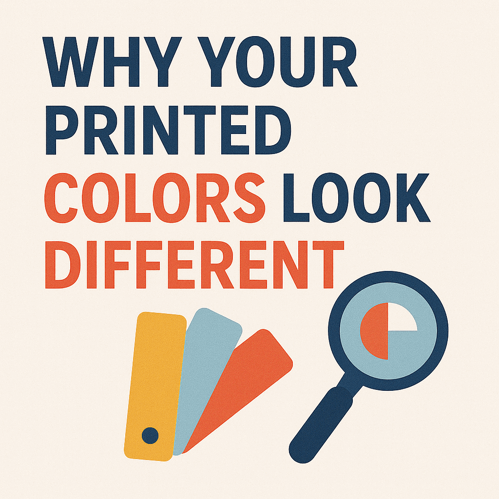 why printed colors look different print habit